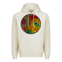 Oatmeal Heather Juneteenth car coaster Premium Hoodie - AdoDesignShop