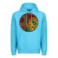 Ocean Blue Juneteenth car coaster Premium Hoodie - AdoDesignShop