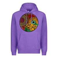 Purple Juneteenth car coaster Premium Hoodie - AdoDesignShop