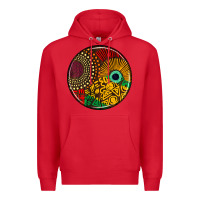 Red Juneteenth car coaster Premium Hoodie - AdoDesignShop