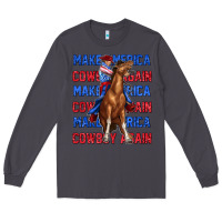 Smoke make america cowboy again Long Sleeve Tee - texasbilliewilder