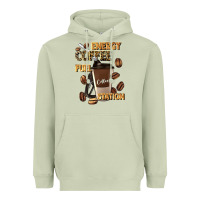 Matcha energy coffee fuel station Heavyweight Hoodie - Artiststas