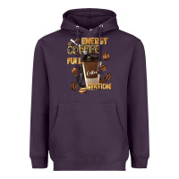 Plum energy coffee fuel station Heavyweight Hoodie - Artiststas