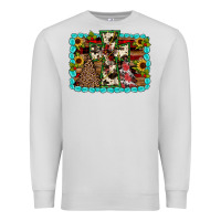 Dove Grey Christmas cross Premium Sweatshirt - JahusDesignShop