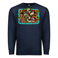 Navy Christmas cross Premium Sweatshirt - JahusDesignShop