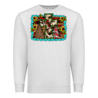 Oatmeal Heather Christmas cross Premium Sweatshirt - JahusDesignShop