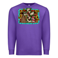 Purple Christmas cross Premium Sweatshirt - JahusDesignShop