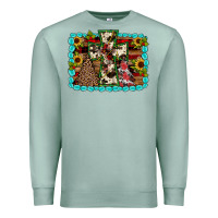 Seafoam Christmas cross Premium Sweatshirt - JahusDesignShop