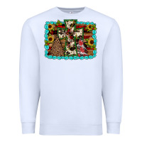 White Christmas cross Premium Sweatshirt - JahusDesignShop
