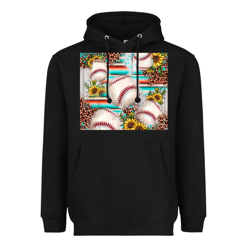 Baseball Leopard Sunflower Heavyweight Hoodie by JahusDesignShop | Teevron