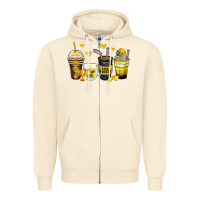 Sandshell ice hockey coffee cups Zipper Hoodie - Zillion Design Studio
