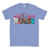 Colony Blue wife mom nurse Classic Tee - texasbilliewilder