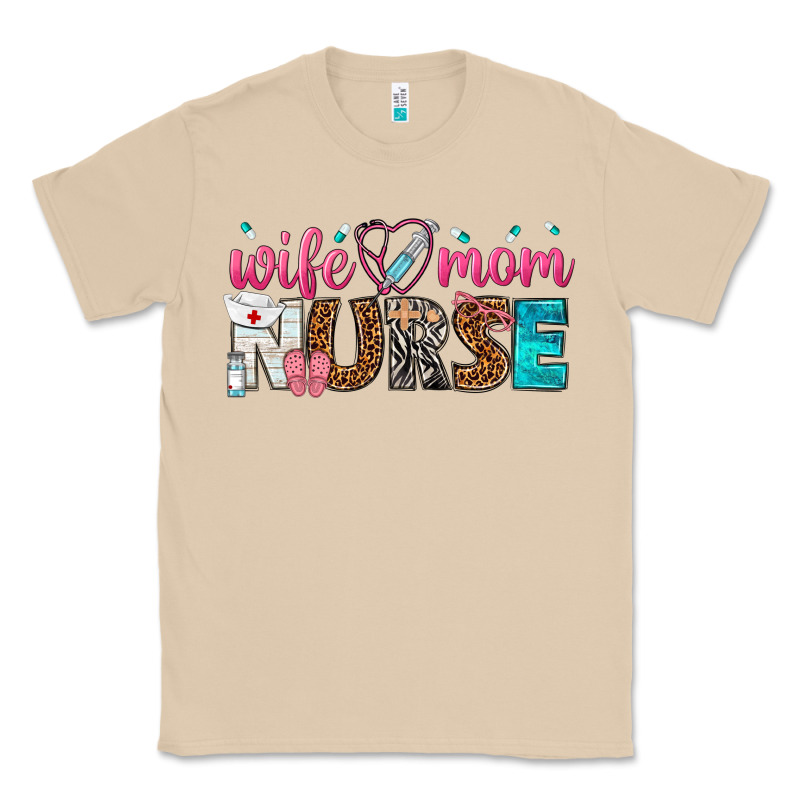 Wife Mom Nurse Classic Tee by texasbilliewilder | Teevron