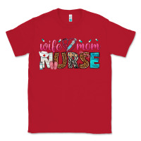 Red wife mom nurse Classic Tee - texasbilliewilder
