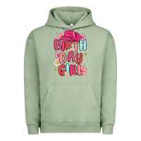 Pigment Oil Green birthday girl Urban Hoodie - MaliasSmallBusiness