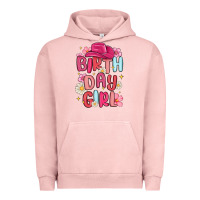 Pigment Salmon birthday girl Urban Hoodie - MaliasSmallBusiness