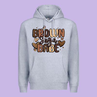 Brown Sugar Babe Premium Hoodie Designed By Maliassmallbusiness