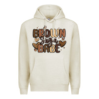 Oatmeal Heather brown sugar babe Premium Hoodie - MaliasSmallBusiness
