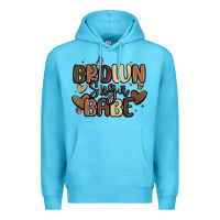 Ocean Blue brown sugar babe Premium Hoodie - MaliasSmallBusiness