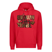 Red brown sugar babe Premium Hoodie - MaliasSmallBusiness