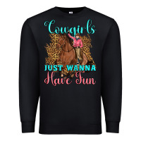 Black cowgirls just wanna have fun Premium Sweatshirt - Artiststas