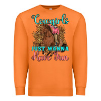 Carrot cowgirls just wanna have fun Premium Sweatshirt - Artiststas