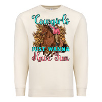 Sandshell cowgirls just wanna have fun Premium Sweatshirt - Artiststas