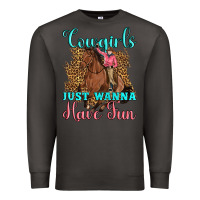 Smoke cowgirls just wanna have fun Premium Sweatshirt - Artiststas