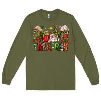 Army Green tree rex coffee cups Long Sleeve Tee - Zillion Design Studio