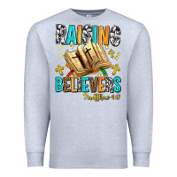 Heather Grey Raising believers matthew 4 17 Premium Sweatshirt - AdoDesignShop