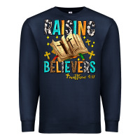 Navy Raising believers matthew 4 17 Premium Sweatshirt - AdoDesignShop