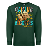 Sports Green Raising believers matthew 4 17 Premium Sweatshirt - AdoDesignShop