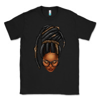 Black afro woman faux jumbo locs Classic Tee - texasbilliewilder
