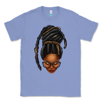 Colony Blue afro woman faux jumbo locs Classic Tee - texasbilliewilder