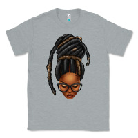 Heather Grey afro woman faux jumbo locs Classic Tee - texasbilliewilder
