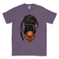 Lavender afro woman faux jumbo locs Classic Tee - texasbilliewilder
