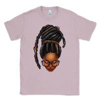 Lilac afro woman faux jumbo locs Classic Tee - texasbilliewilder
