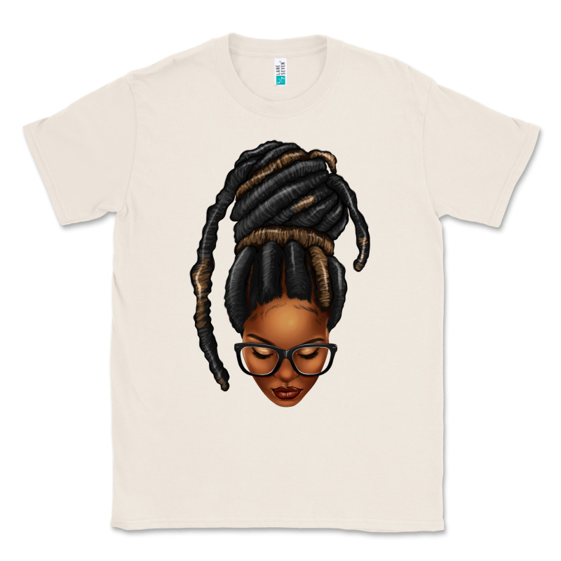 Afro Woman Faux Jumbo Locs Classic Tee by texasbilliewilder | Teevron