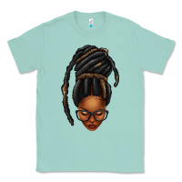 Seafoam afro woman faux jumbo locs Classic Tee - texasbilliewilder