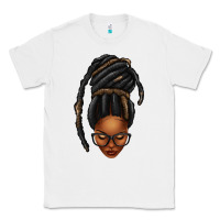 White afro woman faux jumbo locs Classic Tee - texasbilliewilder