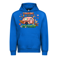Cobalt camping is my kitchen Urban Hoodie - NancyCooperArtShop