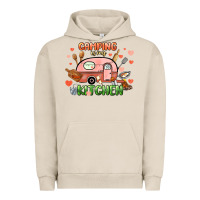 Pigment French Oak camping is my kitchen Urban Hoodie - NancyCooperArtShop