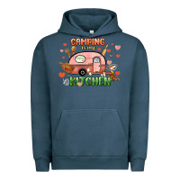 Pigment Midnight Navy camping is my kitchen Urban Hoodie - NancyCooperArtShop