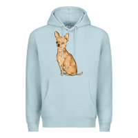Blue Mist chihuahua Premium Hoodie - MaliasSmallBusiness