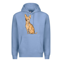 Colony Blue chihuahua Premium Hoodie - MaliasSmallBusiness
