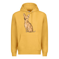 Mustard chihuahua Premium Hoodie - MaliasSmallBusiness