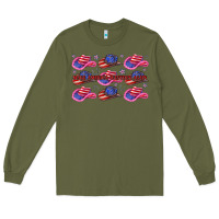 Army Green make america western again Long Sleeve Tee - texasbilliewilder