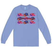 Colony Blue make america western again Long Sleeve Tee - texasbilliewilder