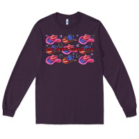 Plum make america western again Long Sleeve Tee - texasbilliewilder