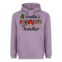 Lavender santas favourite teacher Heavyweight Hoodie - AdoDesignShop